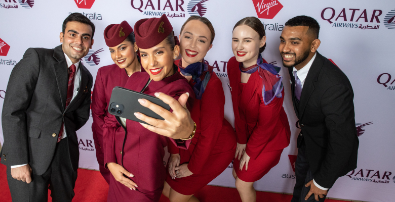 Qatar Airways and Virgin Australia celebrate new strategic partnership at Brisbane Airport launch event