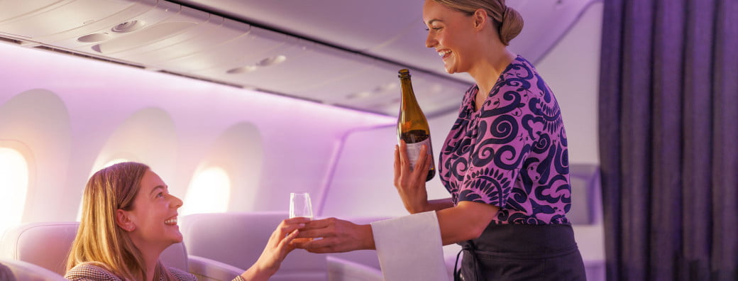 Air New Zealand toasts to New Zealand’s finest wines onboard