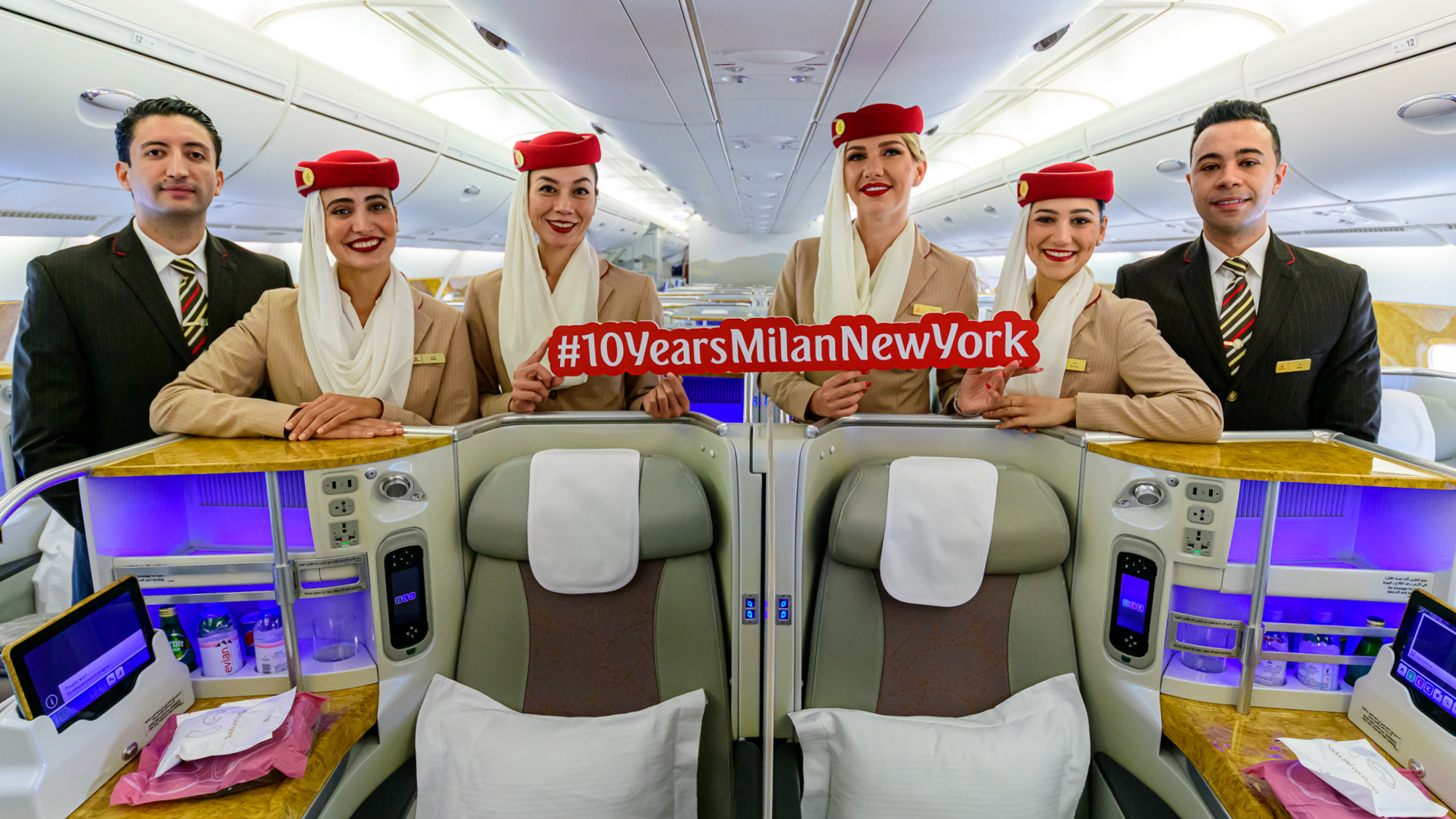 Emirates Celebrates 10 Successful Years of Milan to New York Direct Service